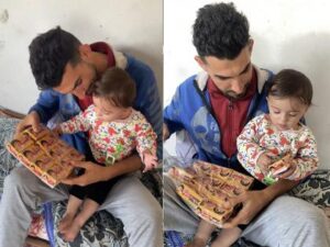 गाझात पारले-जीचा ६० रुपयांचा बिस्कीट पुडा २३५० ला; बापाने काळजाच्या तुकड्याला आणून दिला…